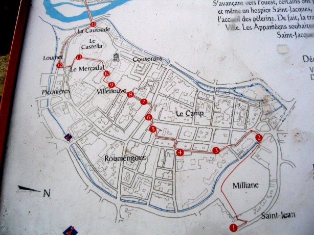 le Parcours jacquaire de PAMIERS